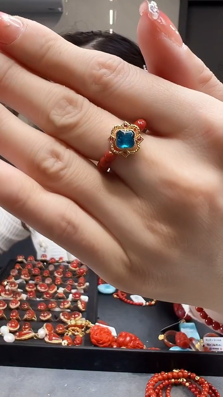 【闪购商品】南红玛瑙戒圈未镶嵌/YJ