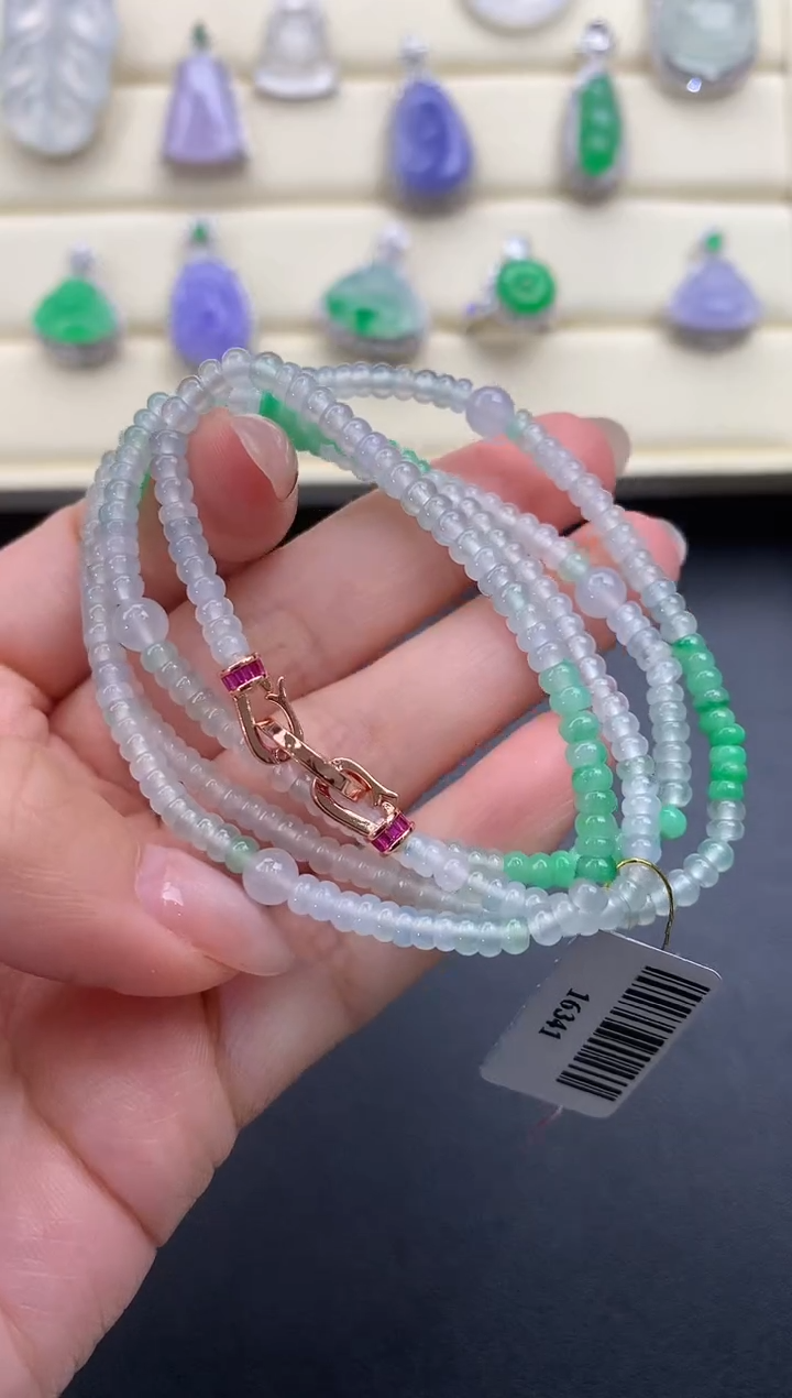 【闪购商品】翡翠颈饰未镶嵌Q220     