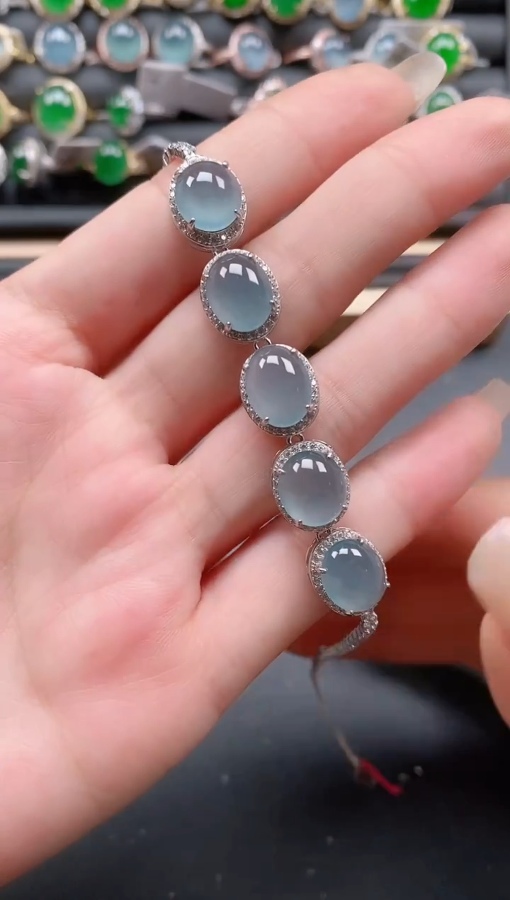 银S925镶嵌戒指翡翠11111