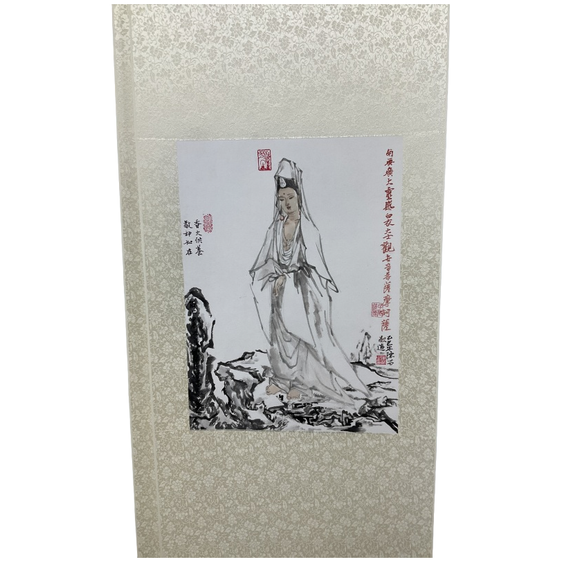 陈苗GH201364F卷轴南无广大灵感白衣大士