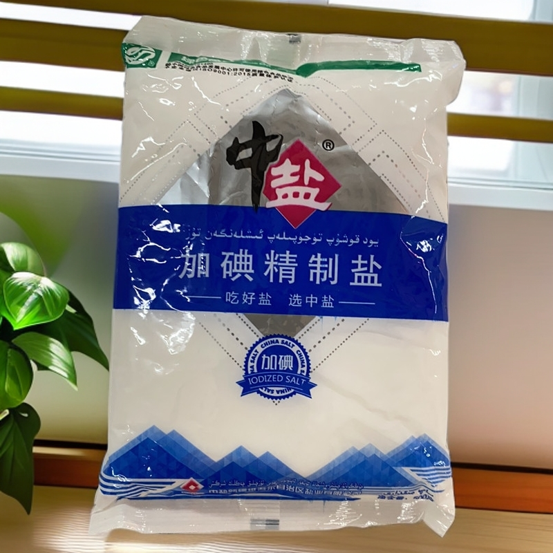 中盐 绿色小包盐 500g/袋/案场无货
