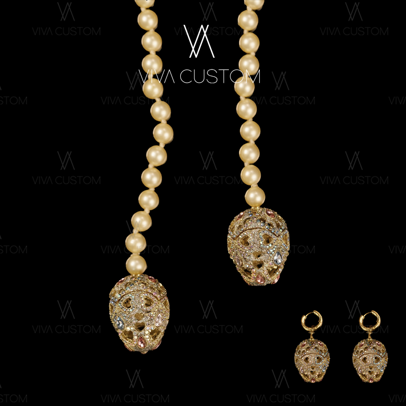 铜合金合成锆石耳饰 气质简约镂空球囊套装