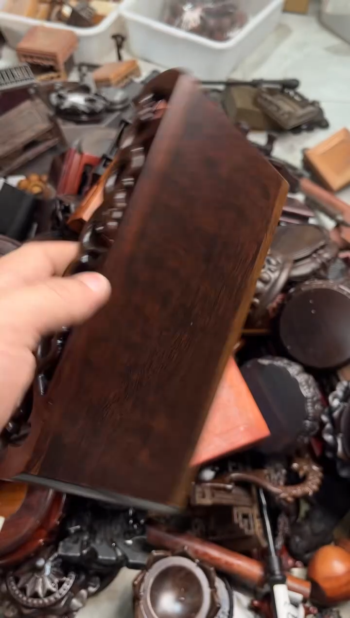 木66黑檀木大号书卷