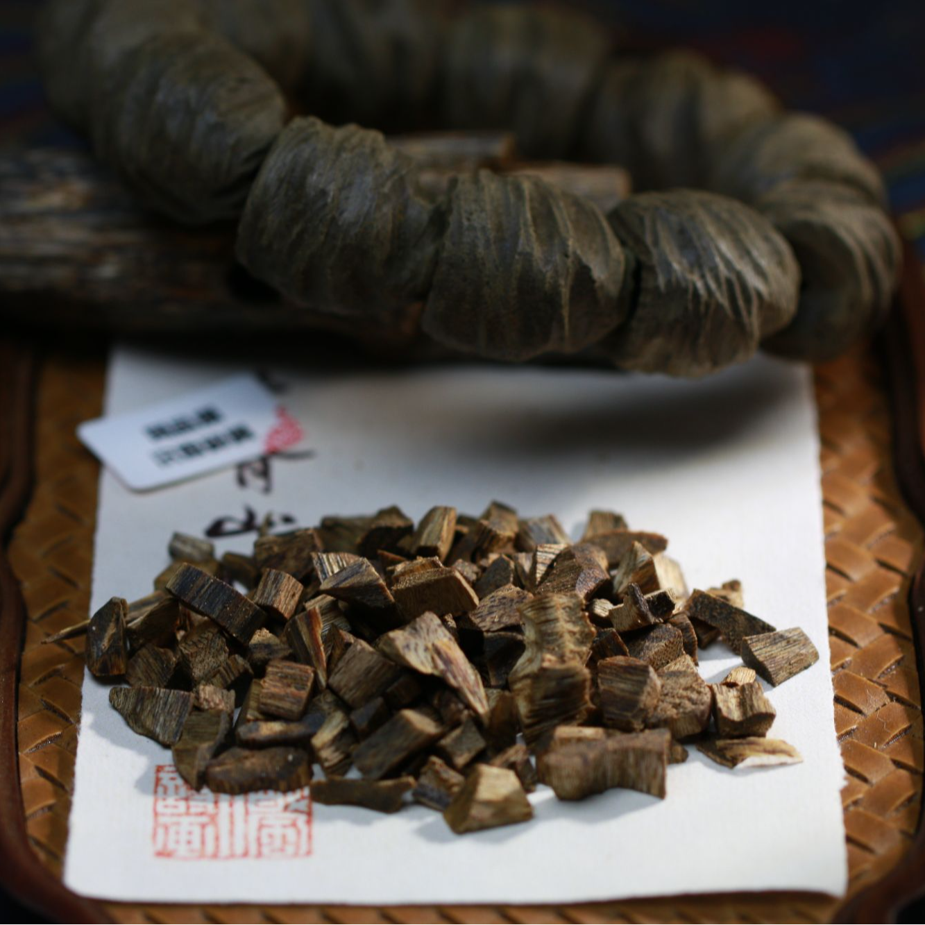 沉香【曹总文玩】越南芽庄沉香碎屑CX739(多样性发货)