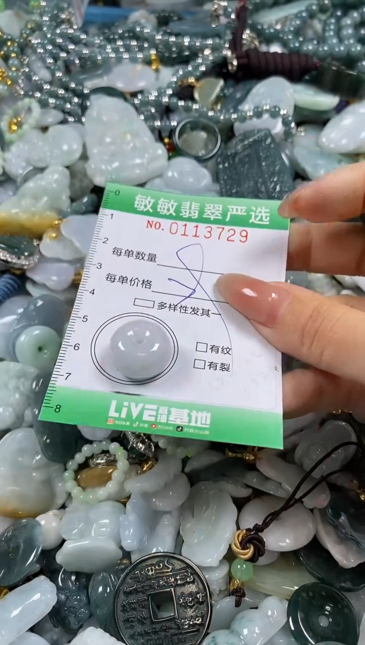 【闪购商品】翡翠颈饰未镶嵌闪购0113729