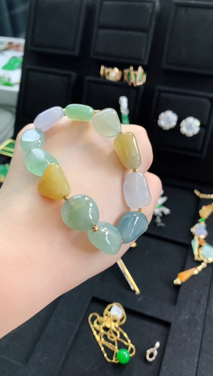 【闪购商品】翡翠手链未镶嵌手饰