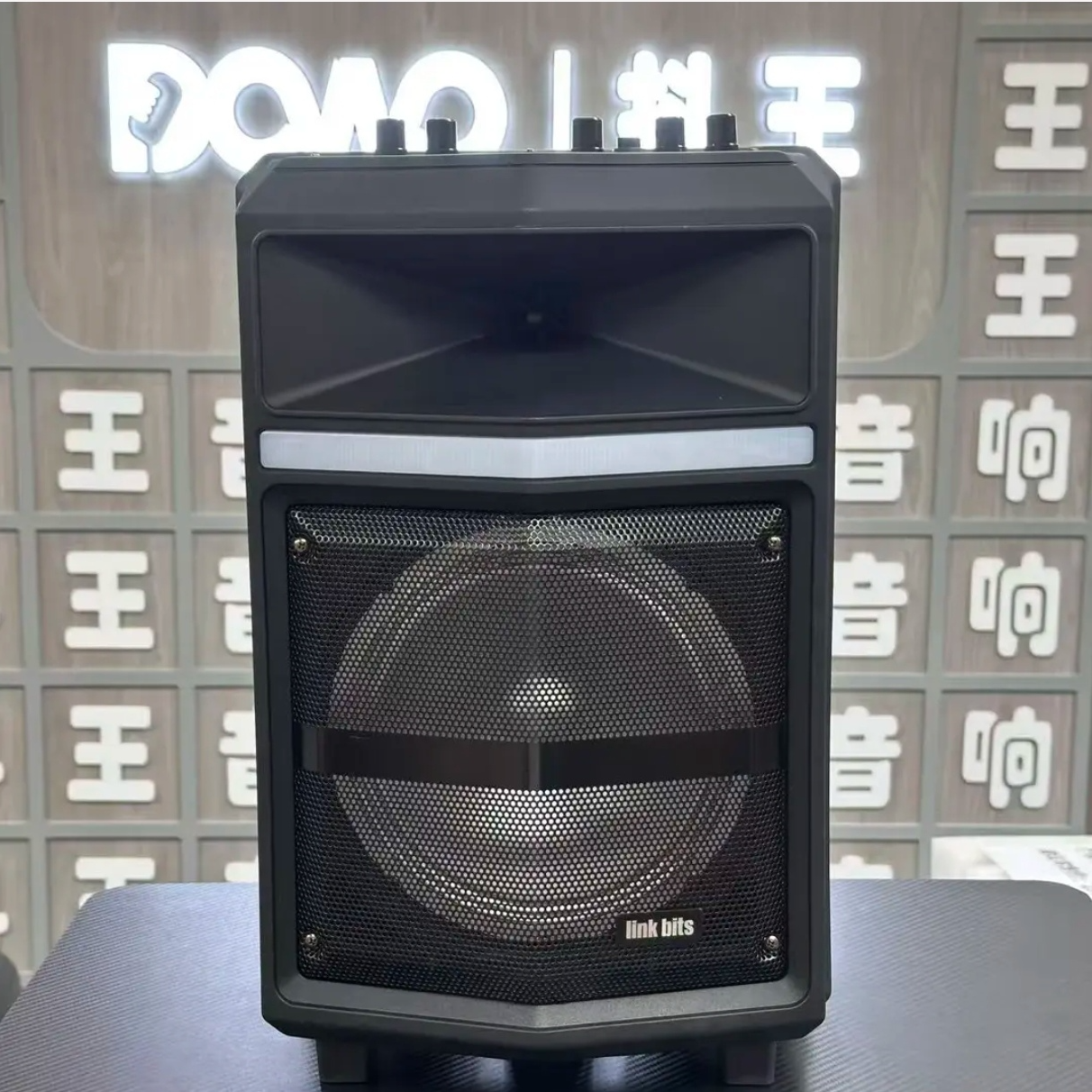 【捡漏】户外大功率拉杆无线蓝牙音箱214（送话筒+遥控器）