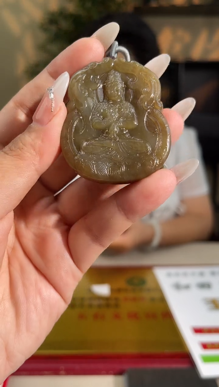 和田玉未镶嵌颈饰 多样性拍一发一20041