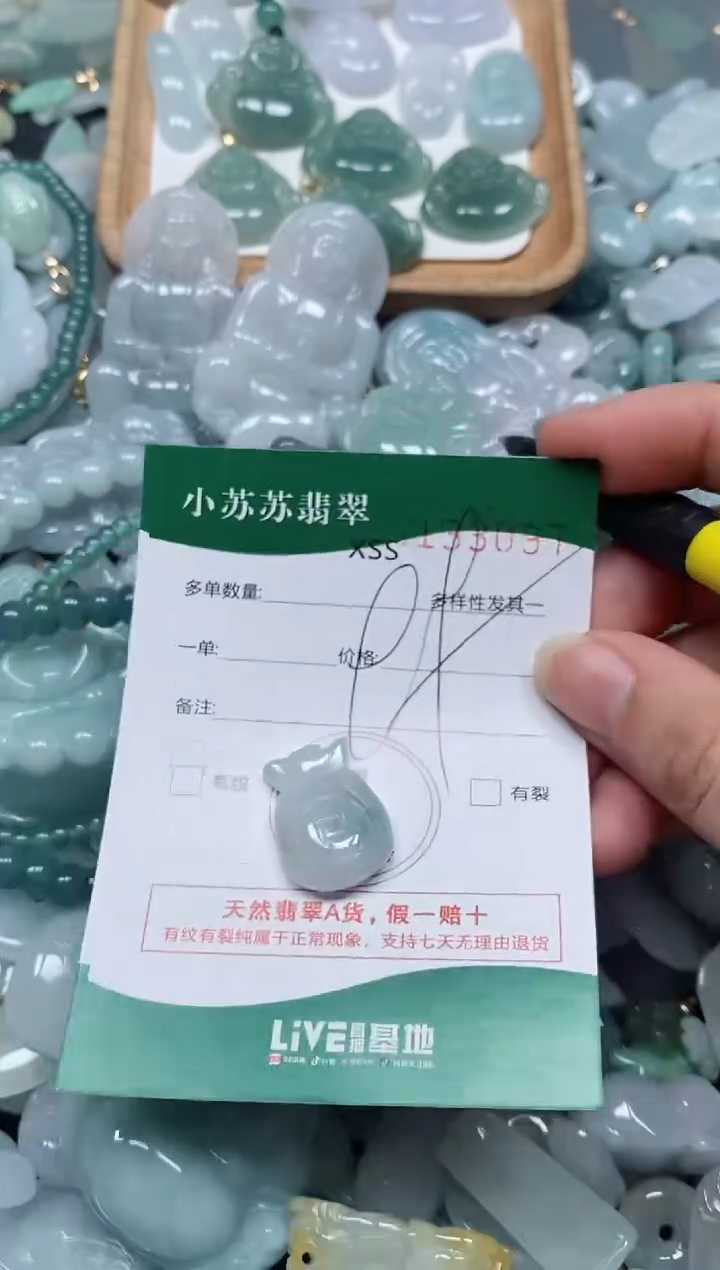【闪购商品】翡翠颈饰未镶嵌闪购商品0133097