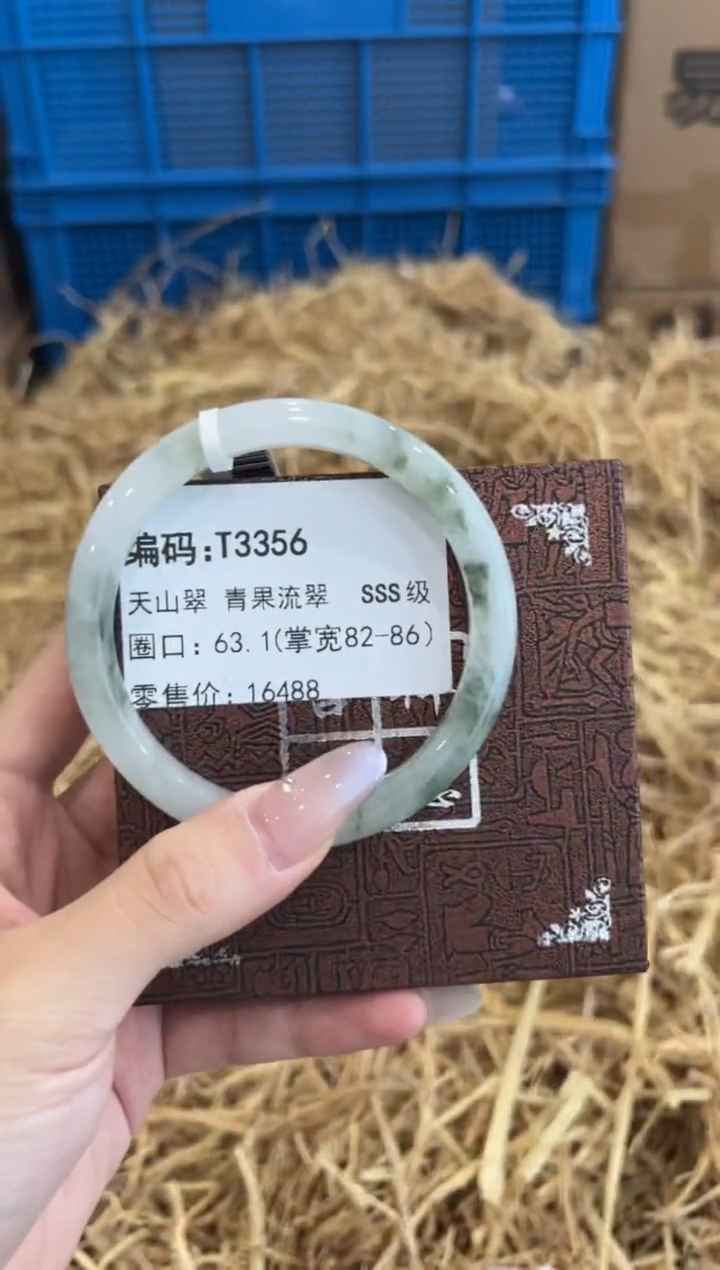 未镶嵌手镯石英质玉T3356