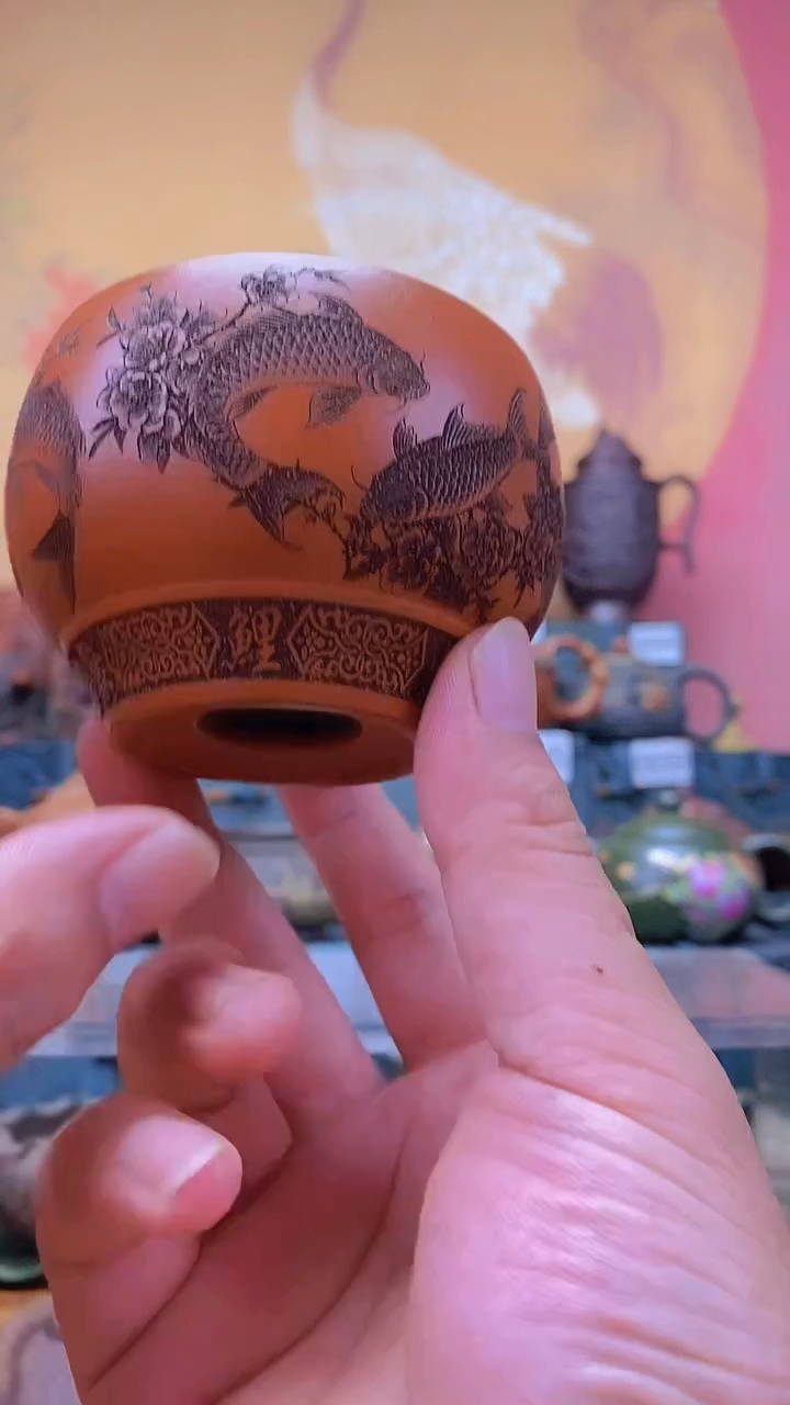 茶杯紫砂宜兴原矿紫砂