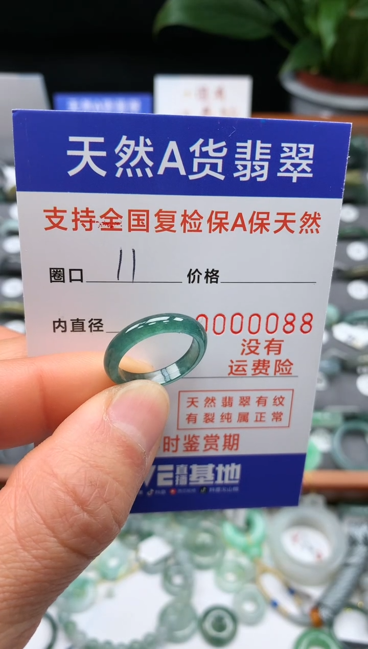 【闪购商品】翡翠戒指未镶嵌0000000000088