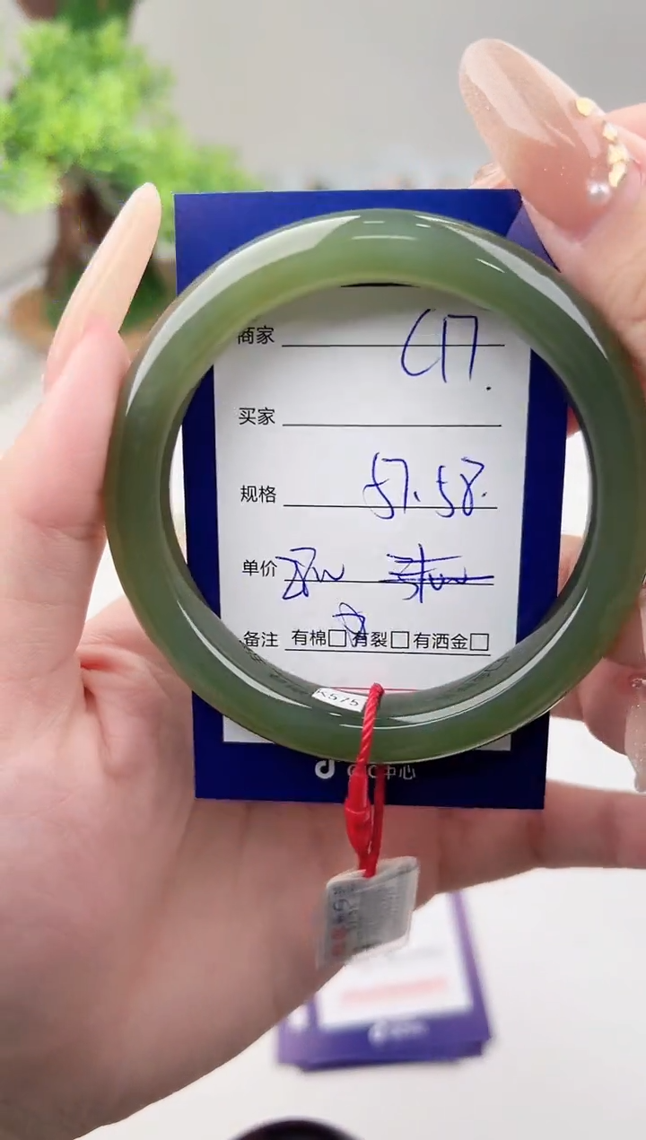 未镶嵌手镯和田玉微色差C17