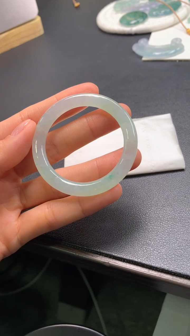 未镶嵌定制翡翠0584510763（42*6.5*6.6）