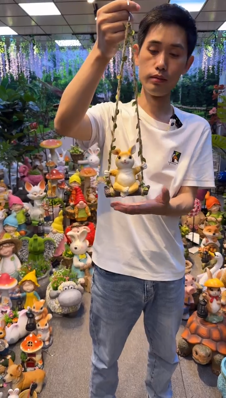 无花朵花园庭院摆件&00&