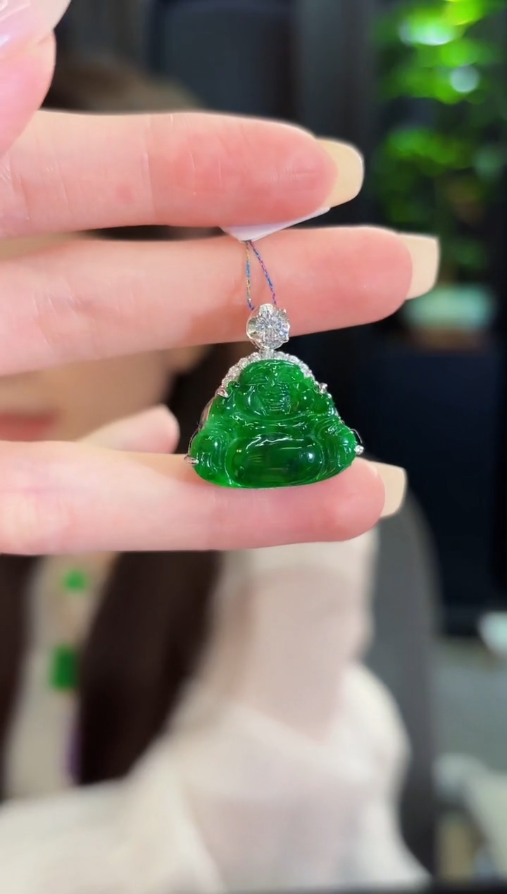颈饰未镶嵌翡翠 缅料A货/支持复检/一件