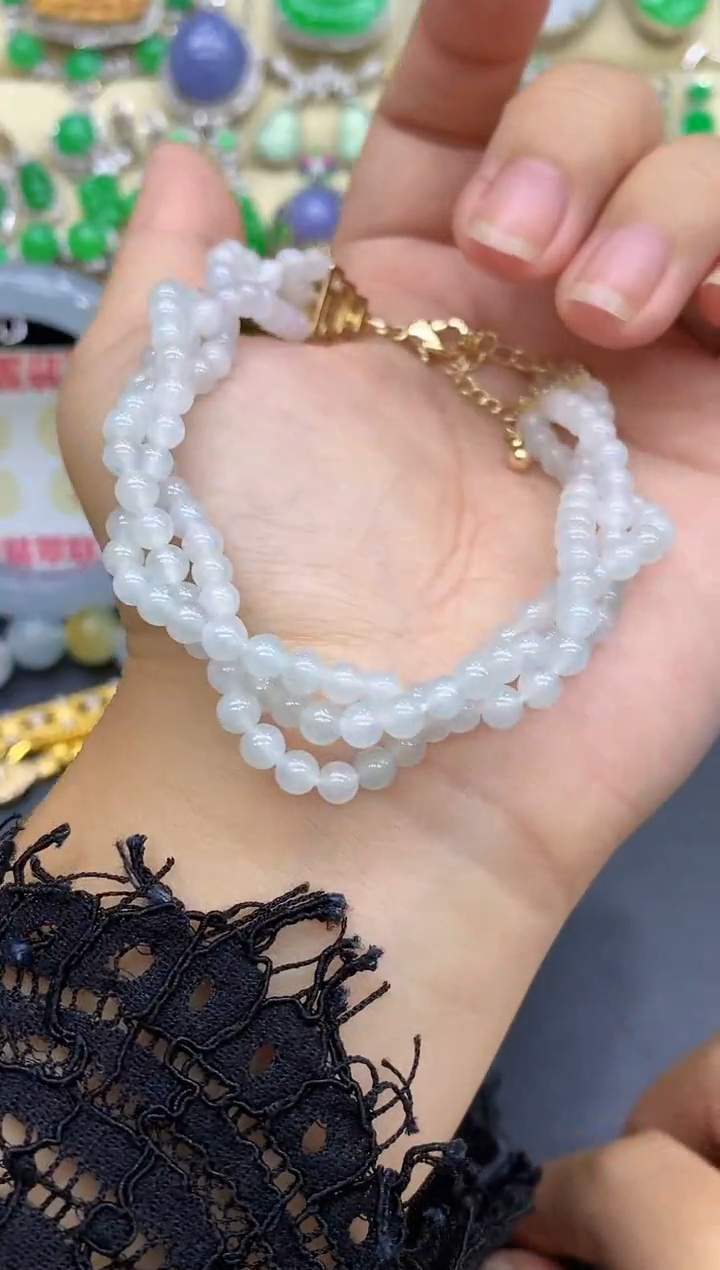未镶嵌手链翡翠138-中国好珍宝