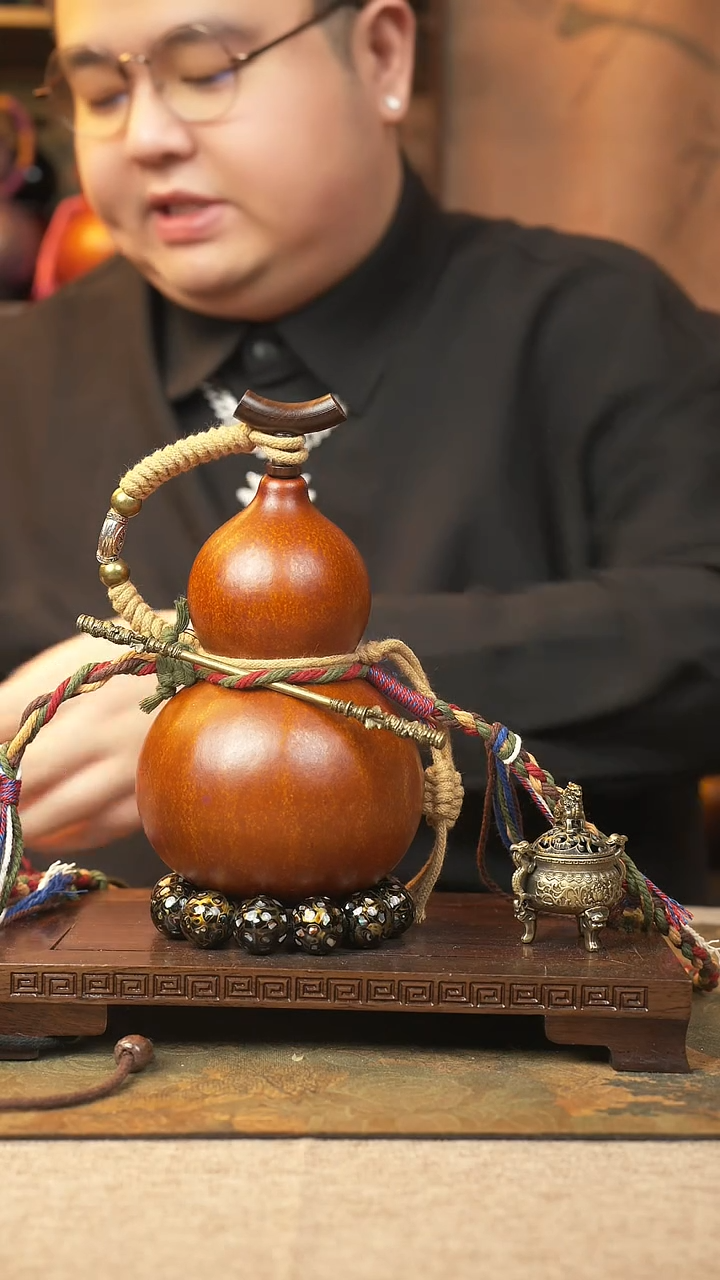 【闪购商品】258大漆葫芦一物一拍记葫堂出品