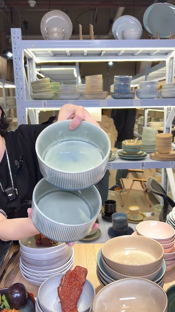 瓷160外贸尾货高温釉下彩陶瓷餐具默认微瑕