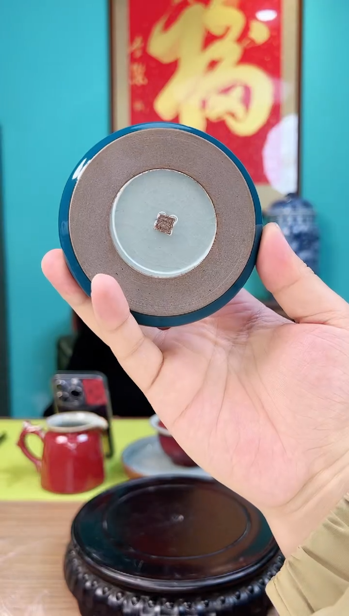 【闪购商品】盖置孔雀绿盖置           