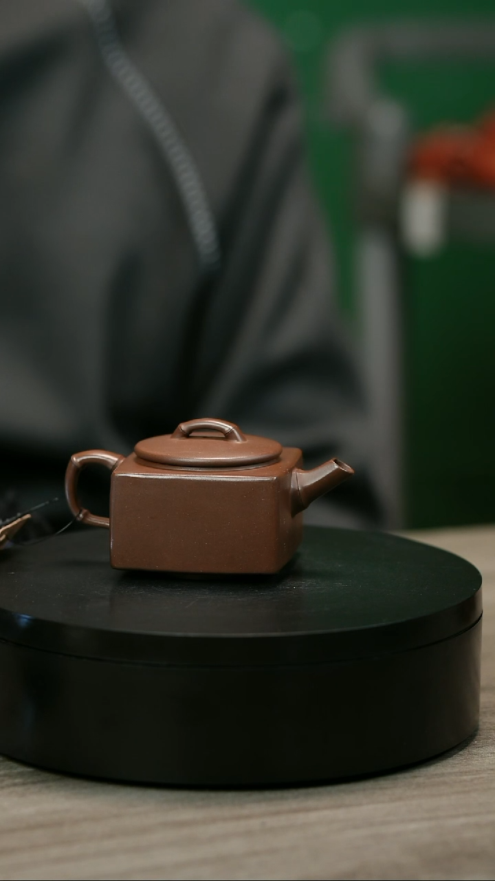 茶壶紫砂徐H1643赵信军光素方石