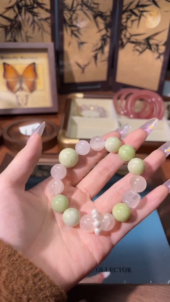 未镶嵌手串水晶圈**锅1