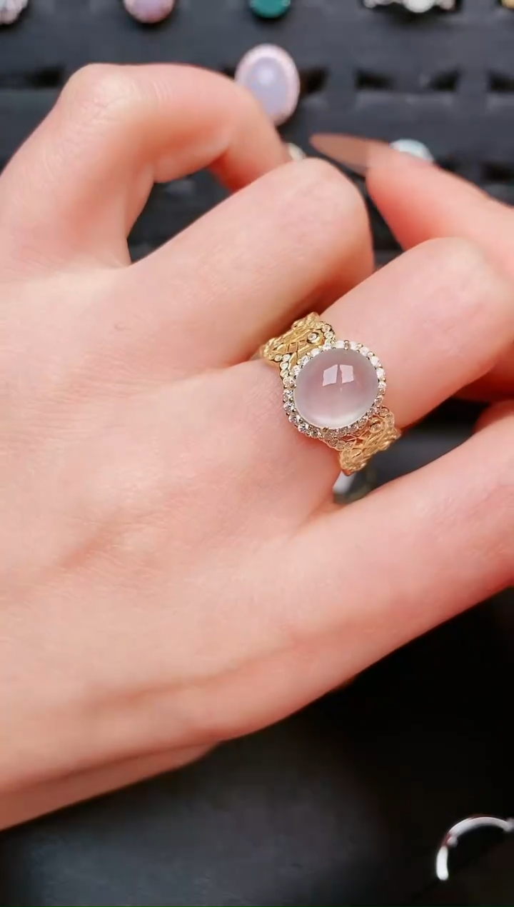 【闪购商品】翡翠戒指银S925镶嵌.....