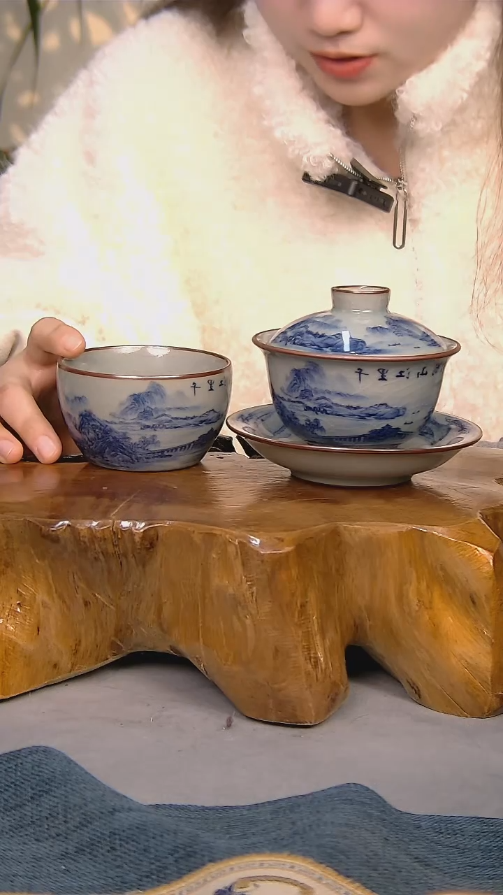 【闪购商品】 简装家用款2件套 陶瓷家用茶具系列