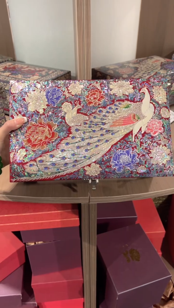 【闪购商品】鱼锁全满贝底·弘贝雅螺钿漆器文化馆