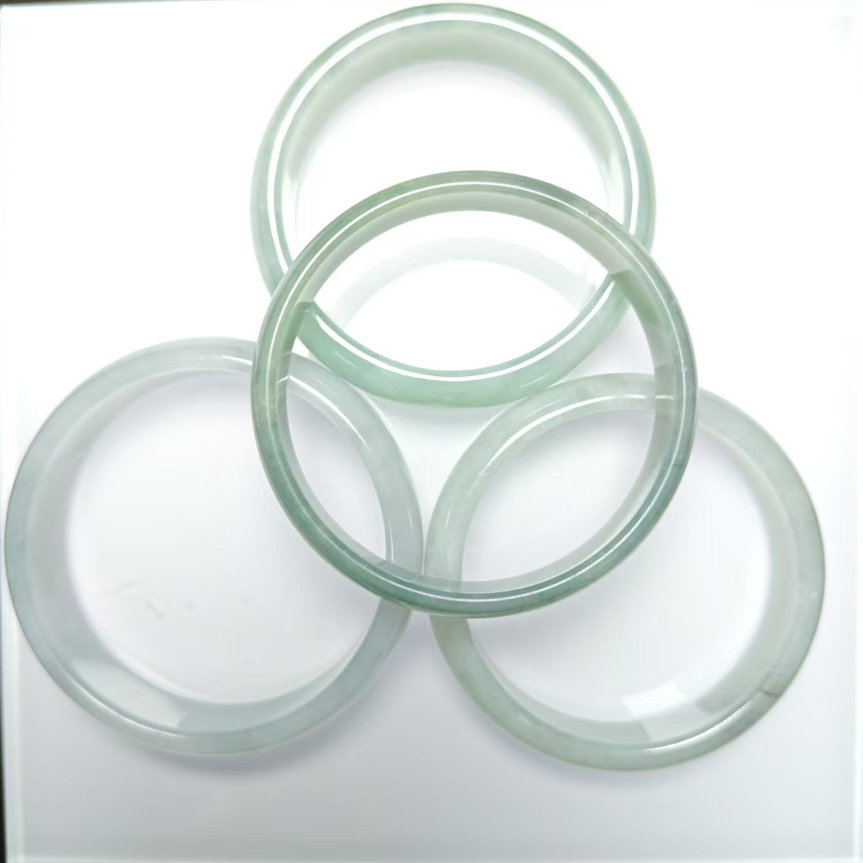 【叁姐翡翠】天然翡翠 童镯多样性发一 圈口随机 冰透平安镯