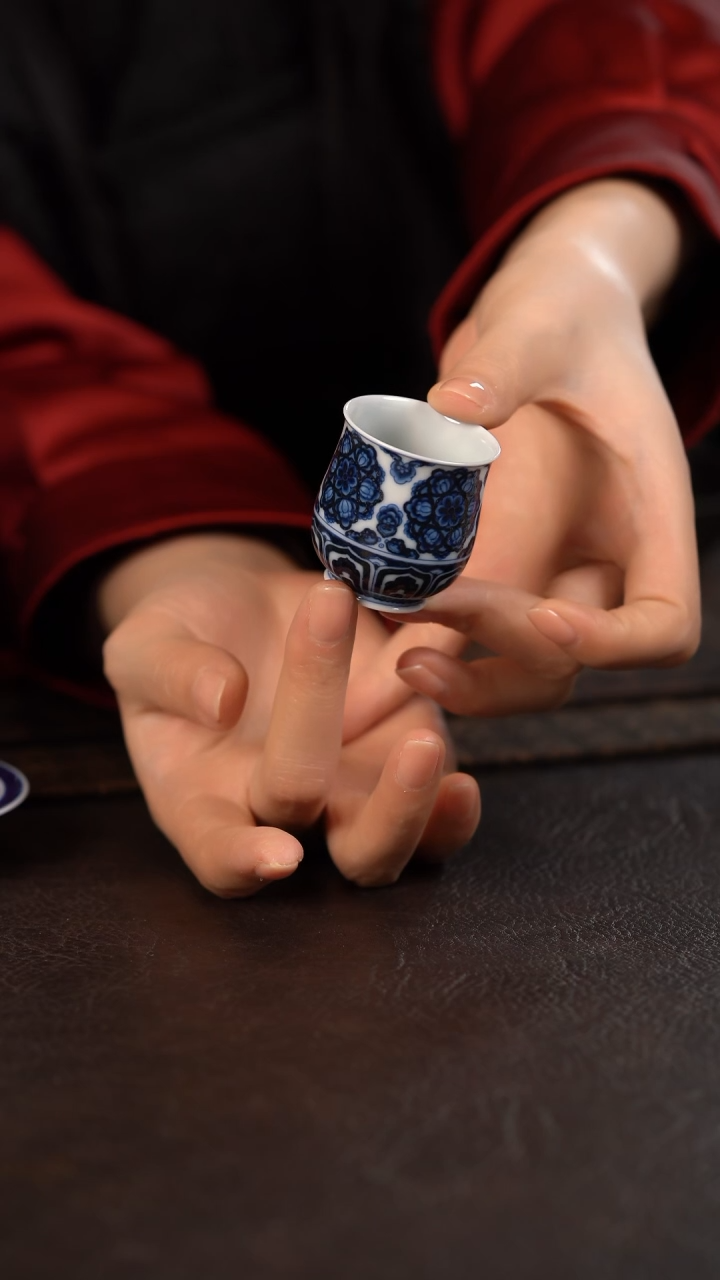 【闪购商品】杯洪印慕明*宝相花一口杯