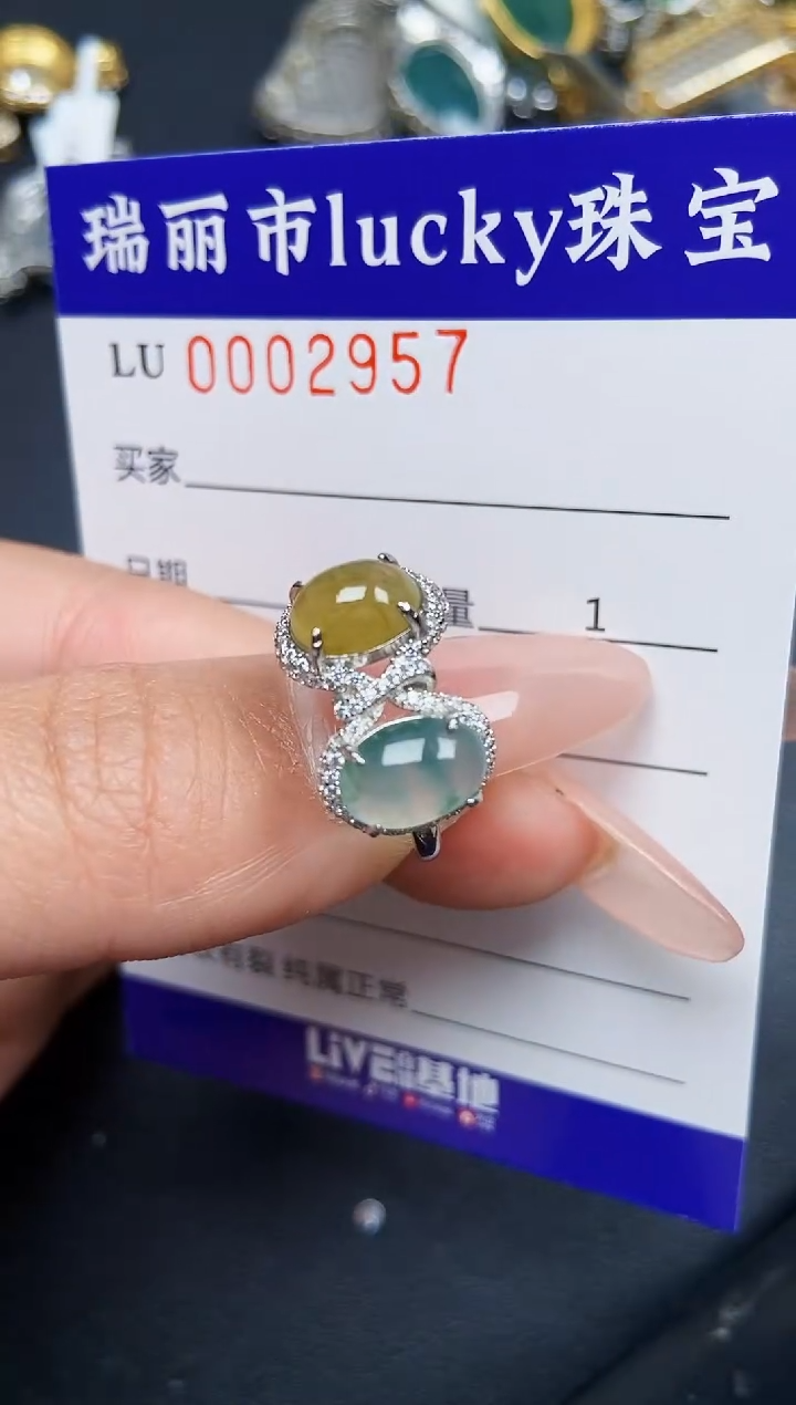 【闪购商品】翡翠颈饰银S925镶嵌2957