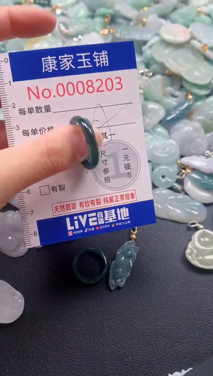 颈饰未镶嵌翡翠8203
