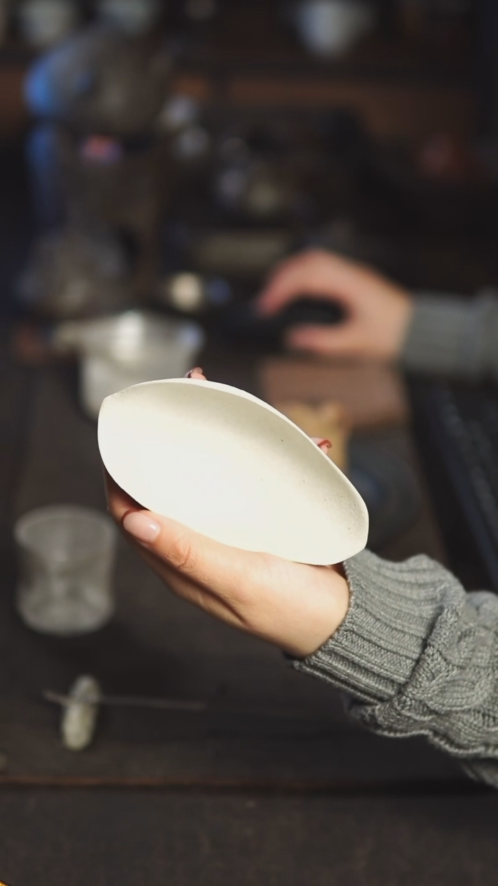 【闪购商品】云龙手作 玉兰花瓣茶则