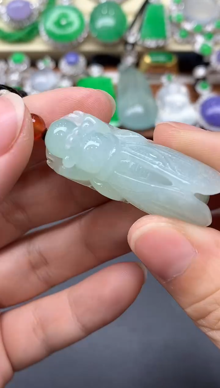 颈饰未镶嵌翡翠128-中国好珍宝