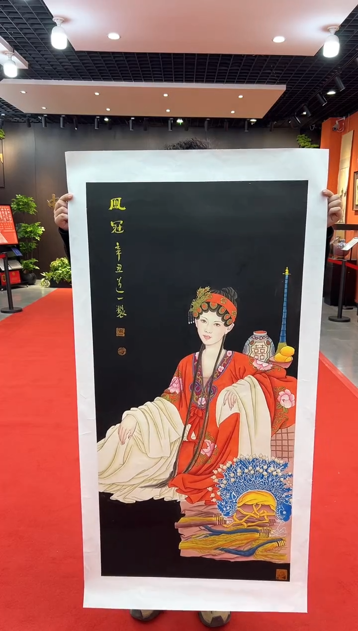 【闪购商品】国画 道一李学斌手绘原作B42