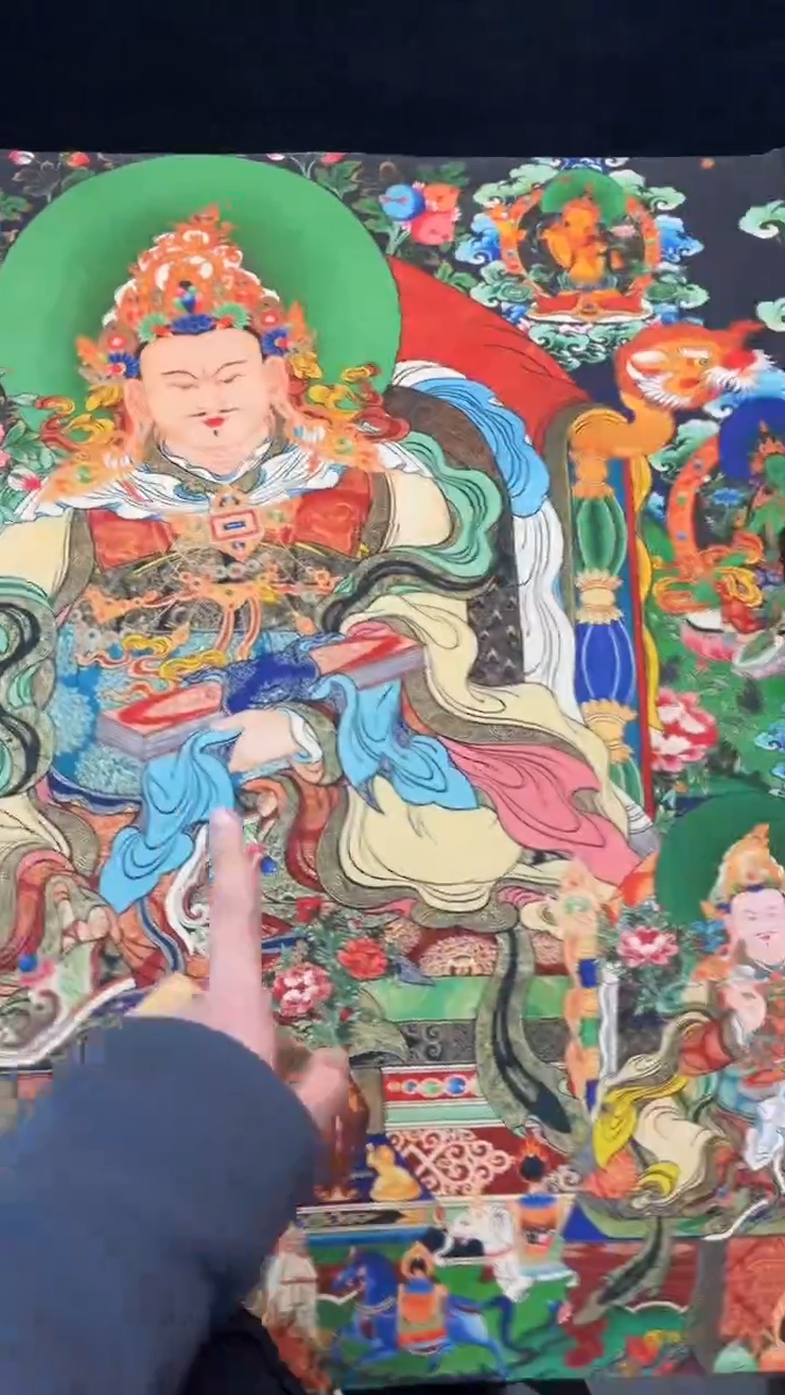 装裱画唐卡藏艺术阁手绘作品TK16024