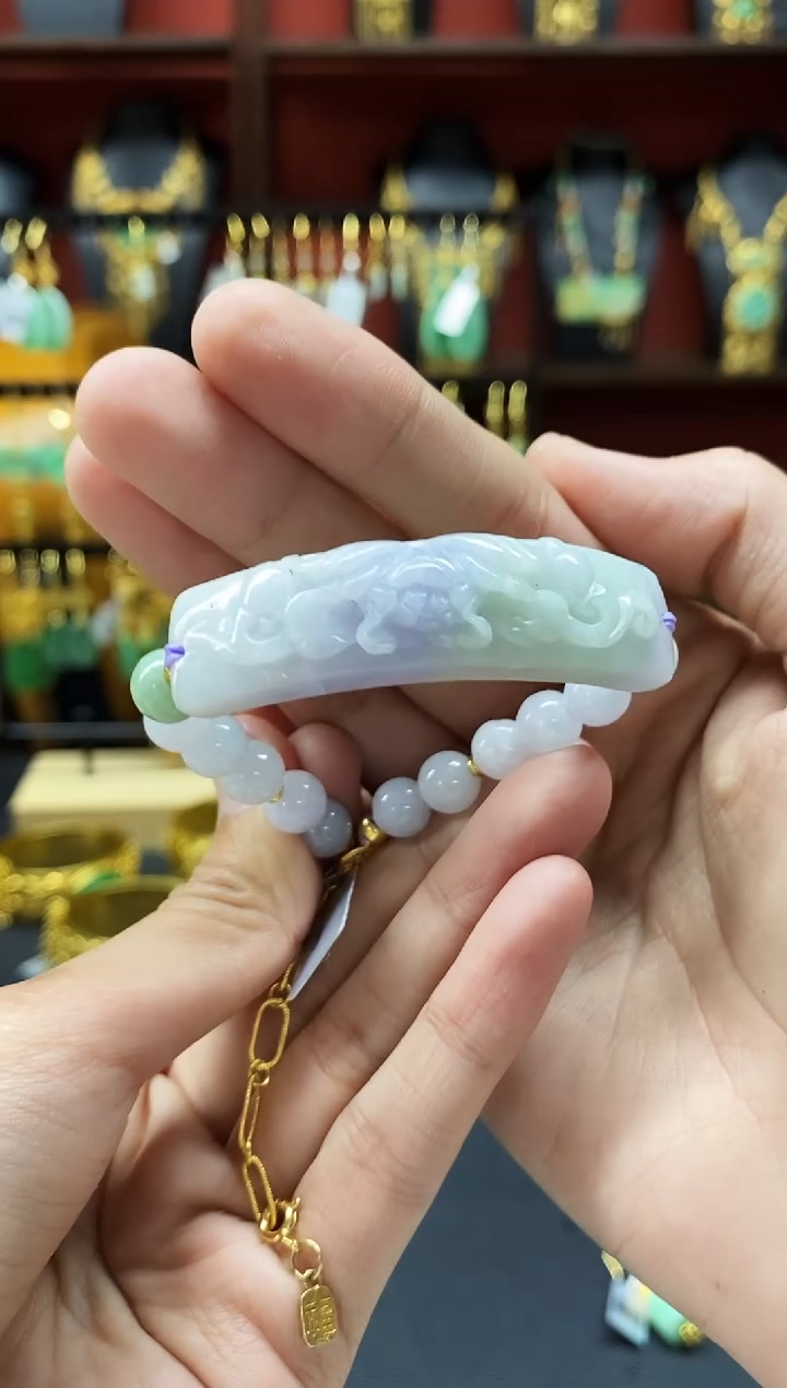 颈饰未镶嵌翡翠手牌