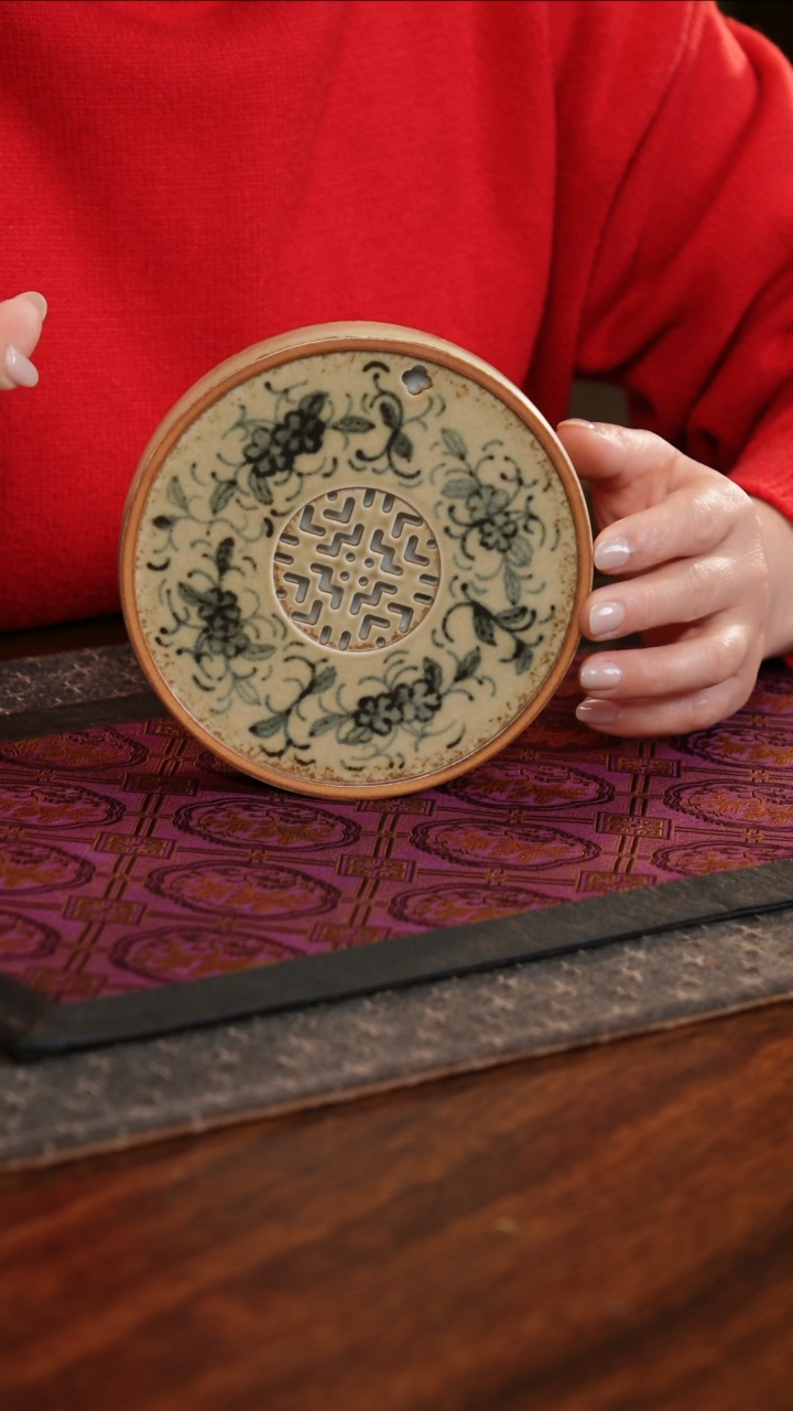 【闪购商品】杯子茗片集花卉圆形小干泡