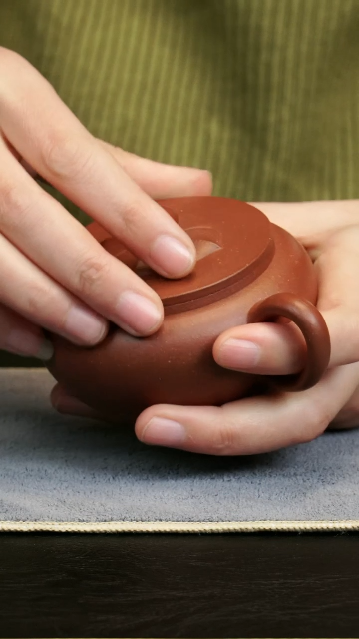 【闪购商品】紫砂茶壶花开见佛原矿降坡