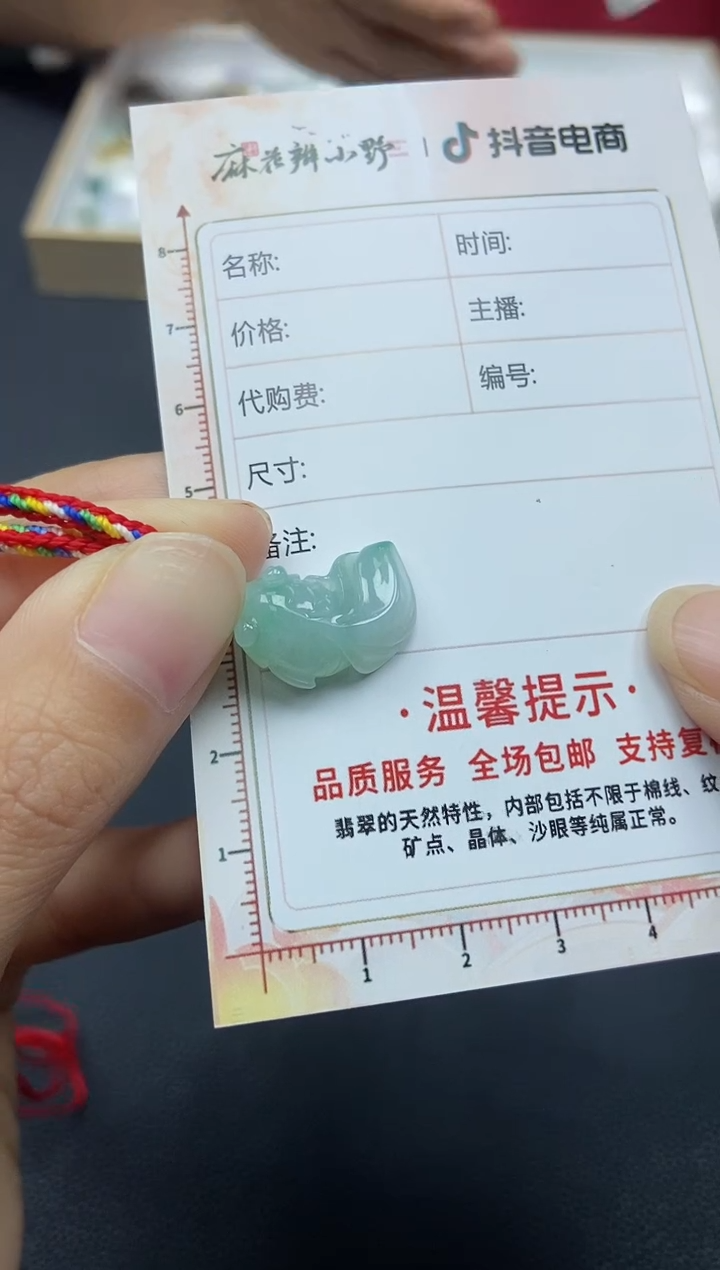 【闪购商品】翡翠颈饰未镶嵌天然翡翠A货12