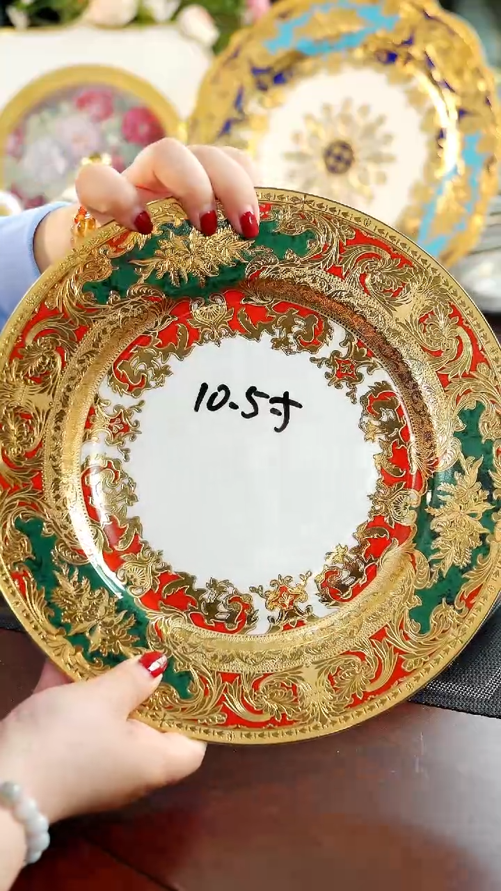 【闪购商品】瓷片10.5英寸平盘 福利价