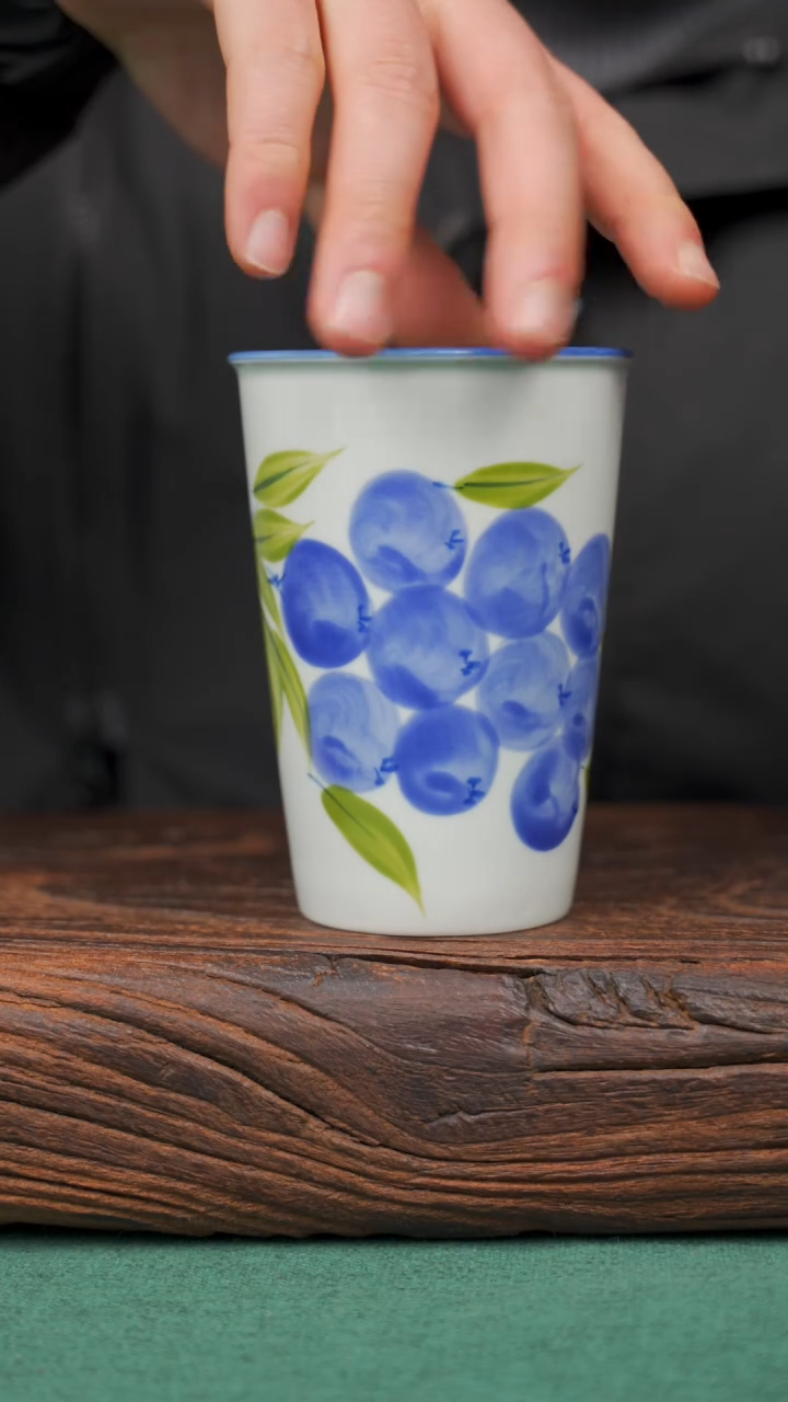 【闪购商品】瓷片105景德镇杯釉下手工手绘瓷器