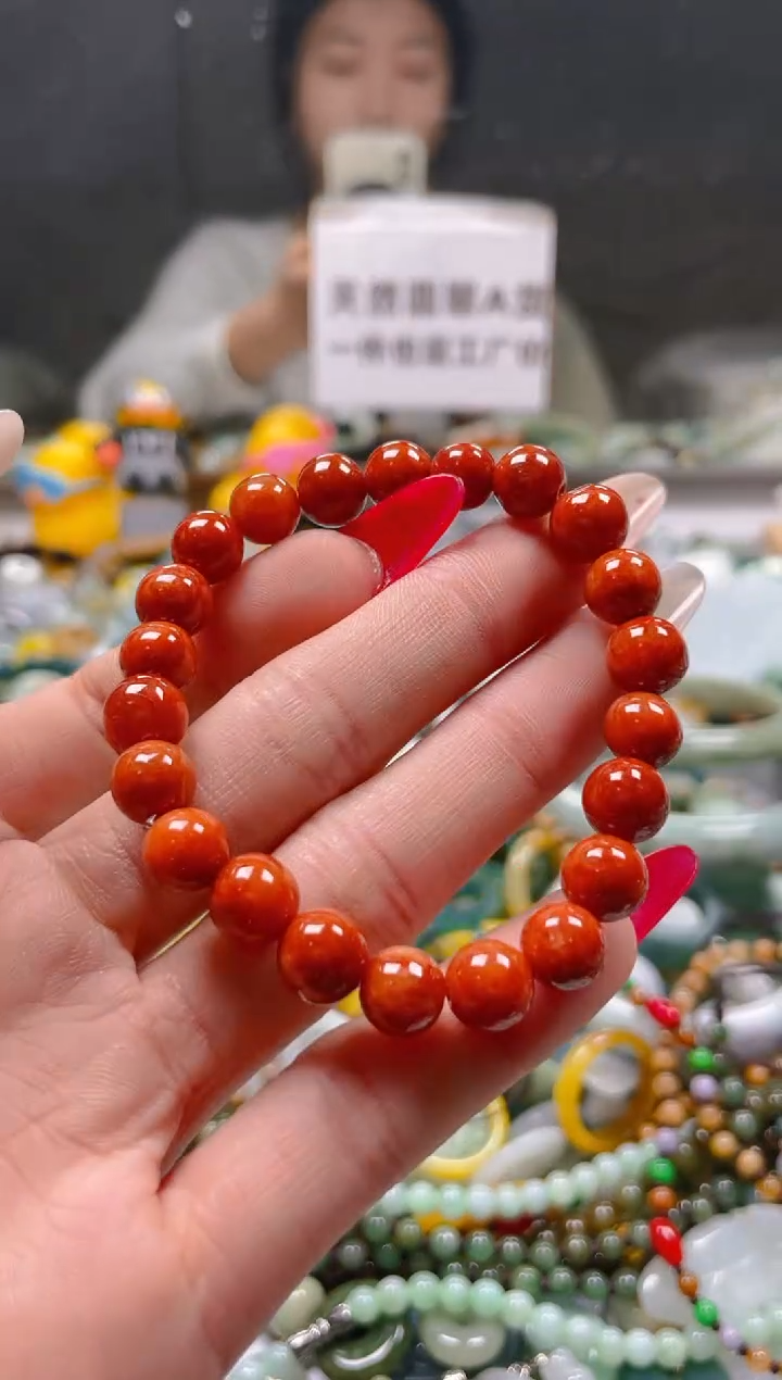 【闪购商品】翡翠颈饰未镶嵌8MM/D/翡翠A货一图一物