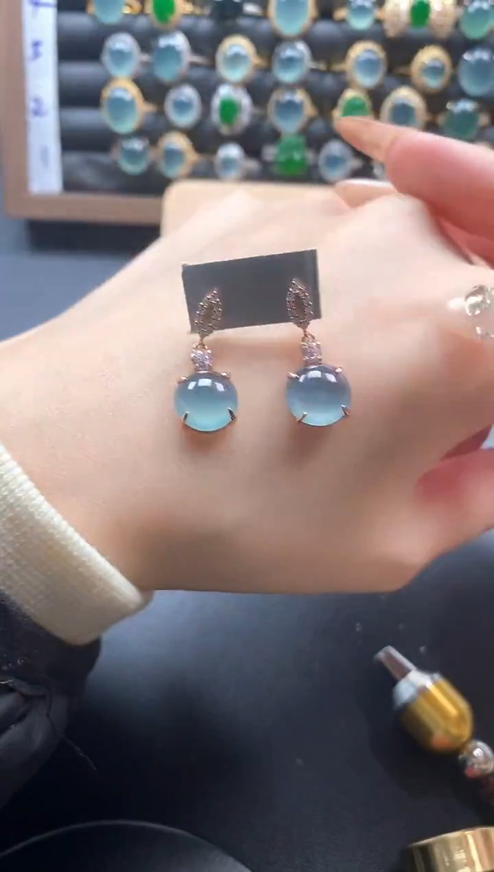 银S925镶嵌戒指翡翠5151