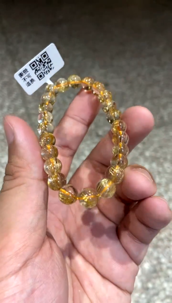 【闪购商品】水晶538-未镶嵌钛金8mm+