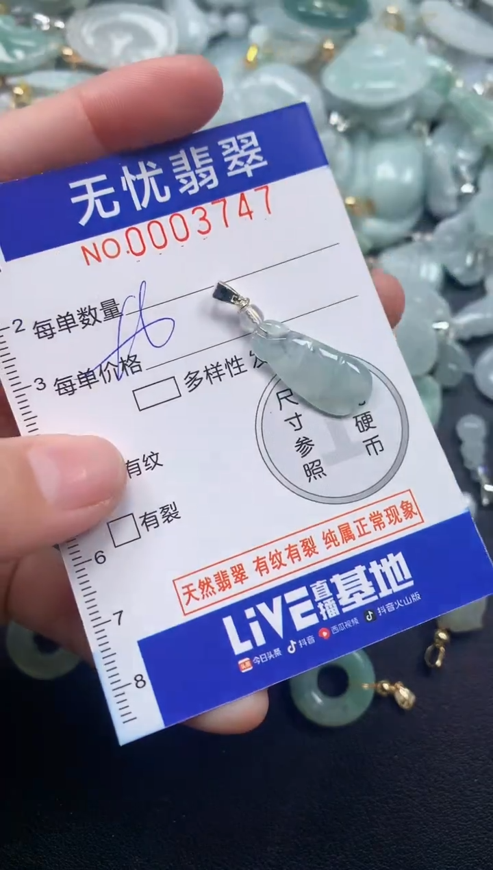 颈饰未镶嵌翡翠3747