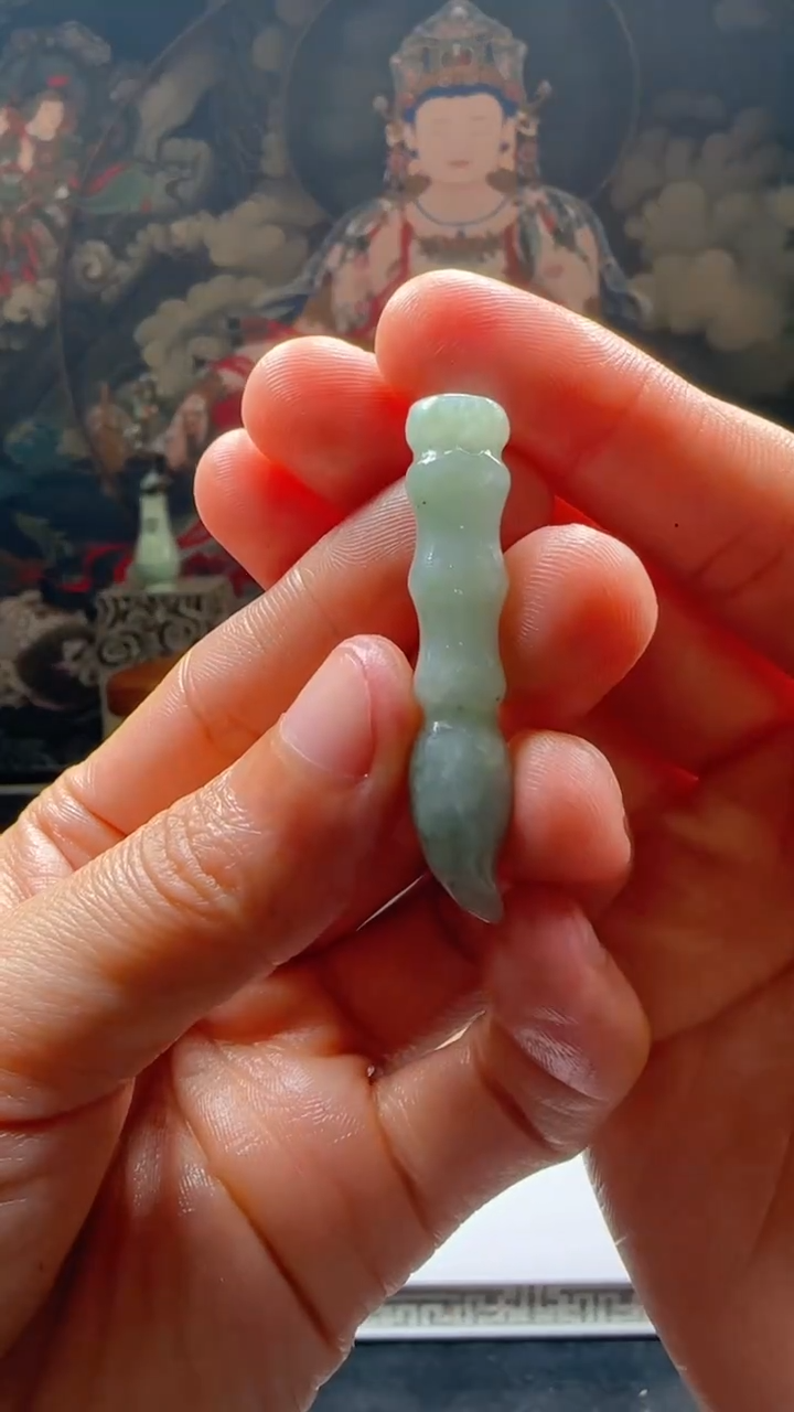 【闪购商品】定制翡翠未镶嵌L-@@QJXC113100