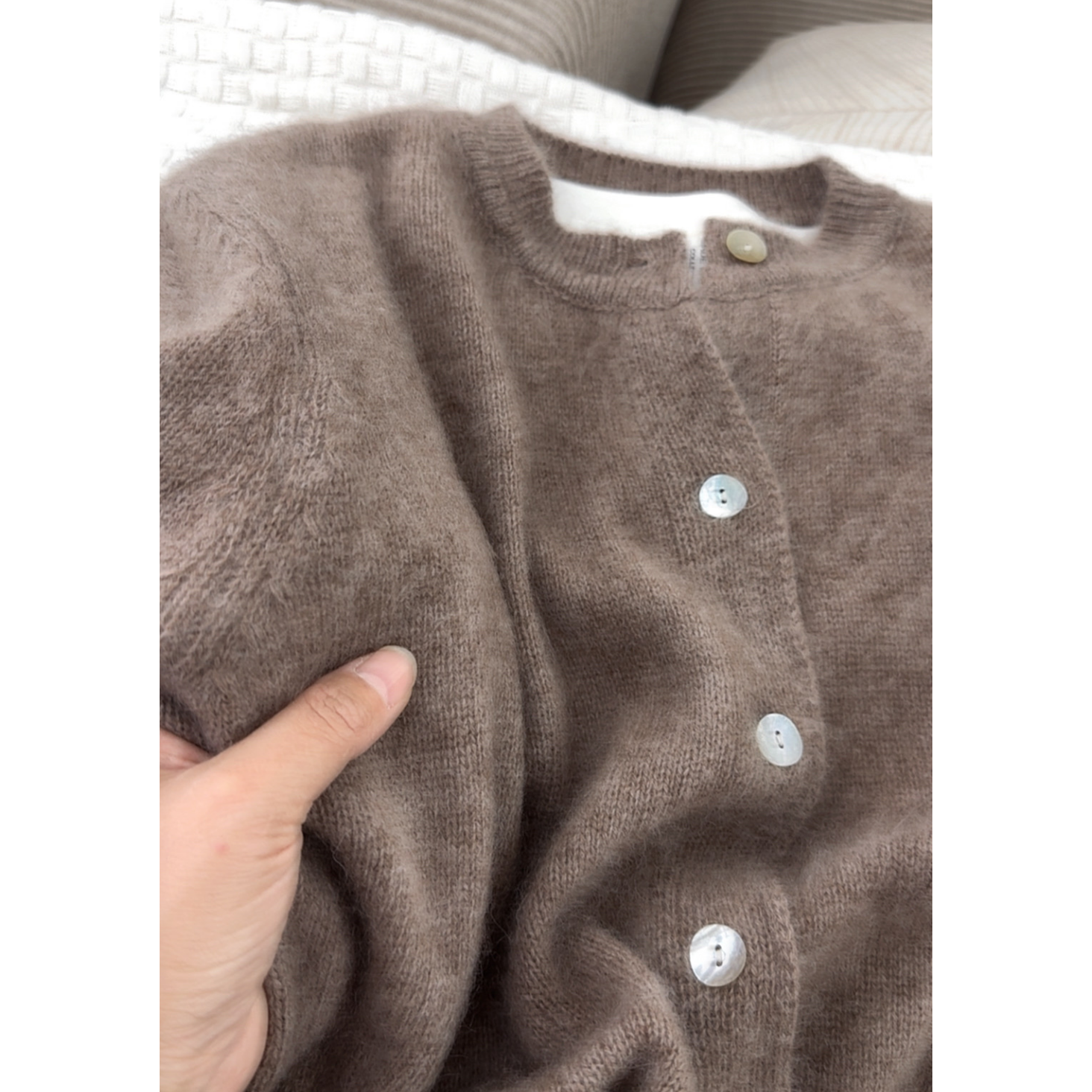 3662【欧货金驼大角羊拉绒】秋冬新款毛衣女士高级羊毛衫