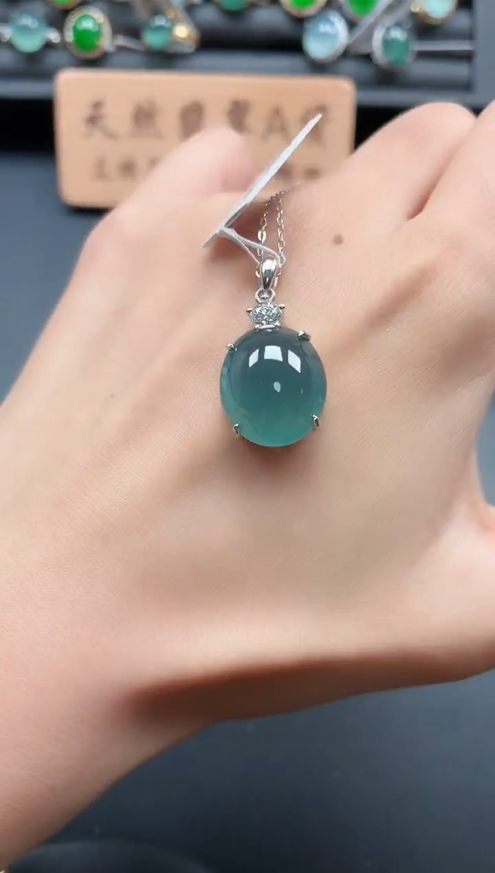 银S925镶嵌戒指翡翠11111